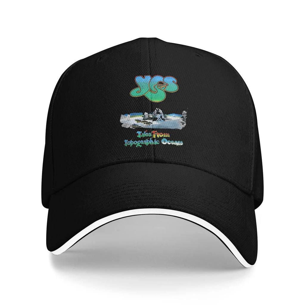 Yessongs Yes Band Baseball Caps Casual Rock Music Legend Sandwich Hat Unisex Women Adjustable Dad Hat Travel Gift