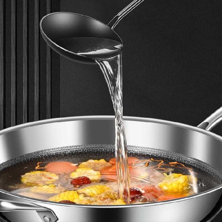 Железная ложка с длинной ручкой Удобная металлическая лопатка для жарки Кухонный инструмент для готовки