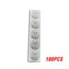 100-500pcs 4 Types Floral Thank You Sticker For Seal Label Scrapbooking Christmas Sticker Decoration Sticker Stationery Sticke