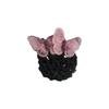 Sweet Embroidery Airline Stewardess Crystal Hotel Hairgrips Cover Net Korean Bun Snood Ponytail Clip Women Spring Clips