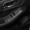 Carbon Fiber Inner Window Switch Panel Cover Trim For Nissan Rogue -2024
