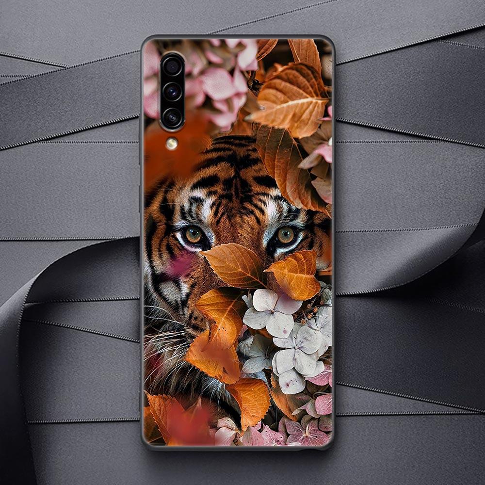 Animal Cute Tiger Anime Cartoon Phone Case For Samsung Galaxy A90 A80 A70 A70S A60 A50 A40 A30 A30S A20S A20E A10 A10E 5G Cover