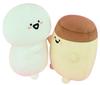 Плюшевая игрушка Obungu' to Issho Obungu-san & Pudding-san Поза для объятий XL Прибл.. 35 см Набор из 2 шт.