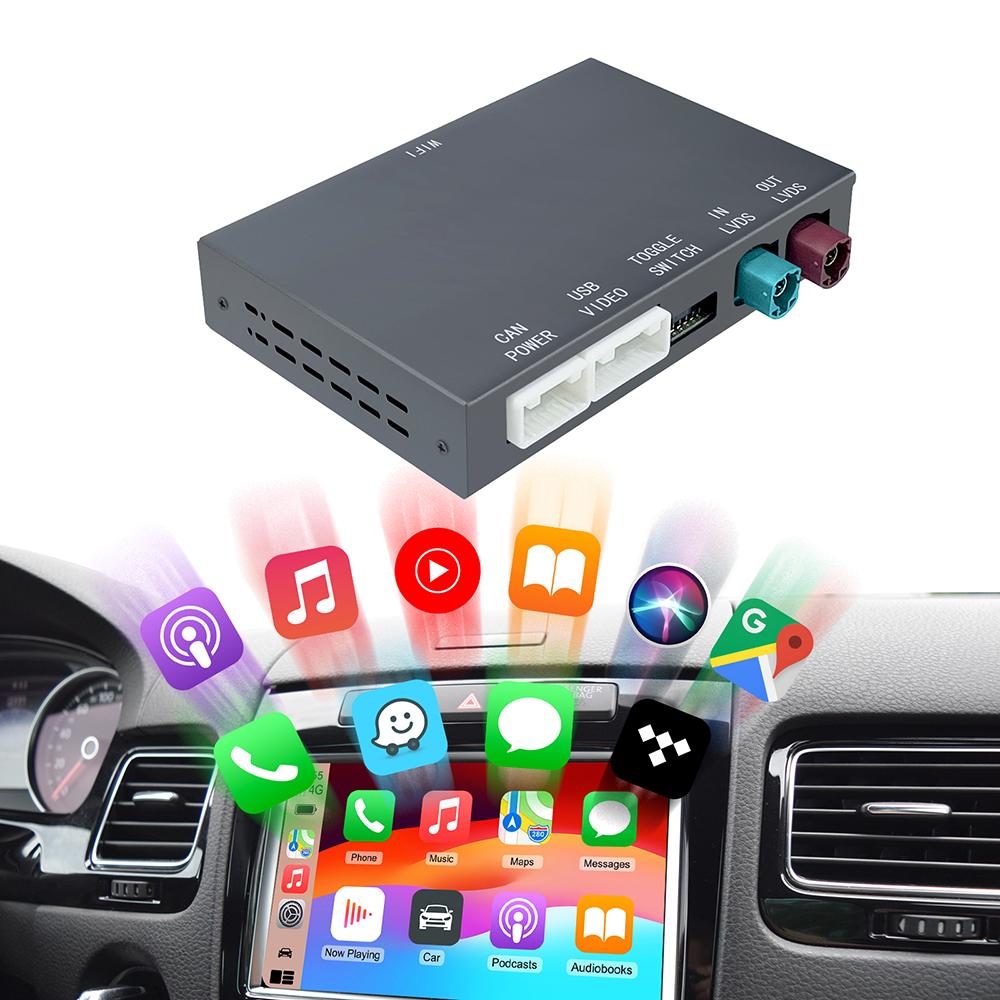 Для Volkswagen 8' Touareg RNS850 Беспроводной модуль Carplay Android Auto Адаптер Airplay VW Car Play