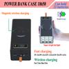21Pcs 18650 Battery Box DIY Power Bank Case 18650 Battery Storage Box PD QC3.0 USB 10W Fast Wireless Charging