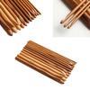12Pcs/Set Bamboo Handle Crochet Hook Knit Craft Knitting Needle Weave Yarn 3-10mm Sewing For Home Handmade Accessories