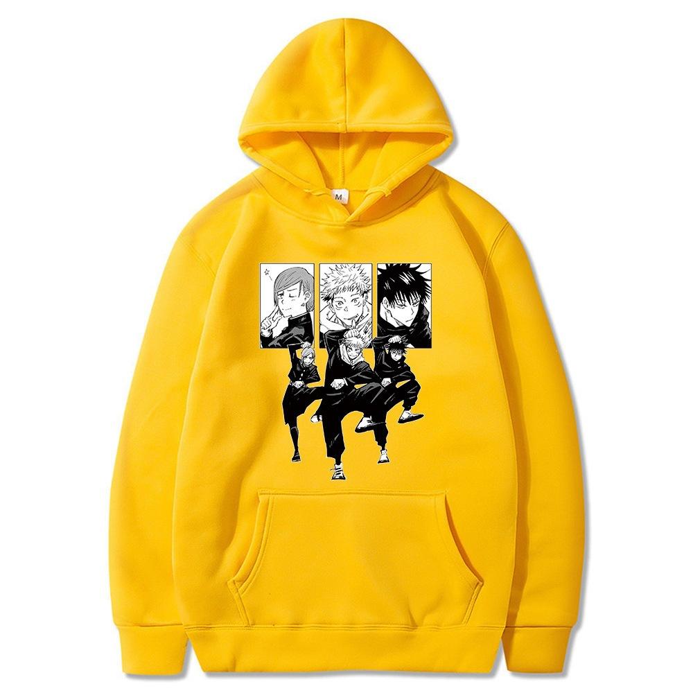 Jujutsu Kaisen Spell Return Battle, Printed Hooded Sweatshirt For Men And Women