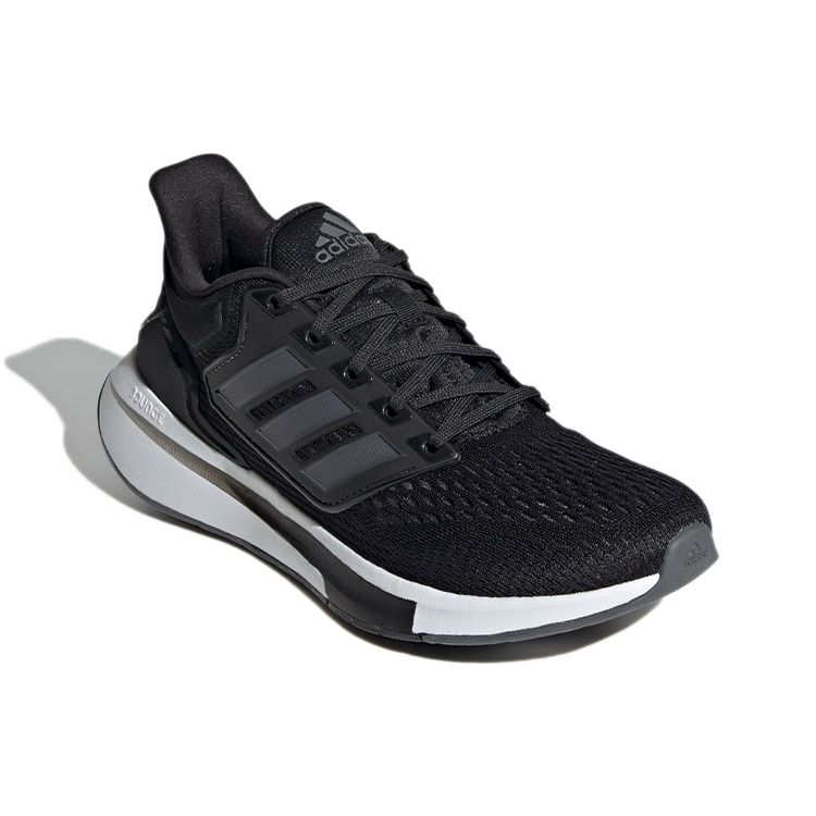 Adidas EQ21 Run Black White Женские кроссовки Core-Black Grey-Five Grey-Six H00544