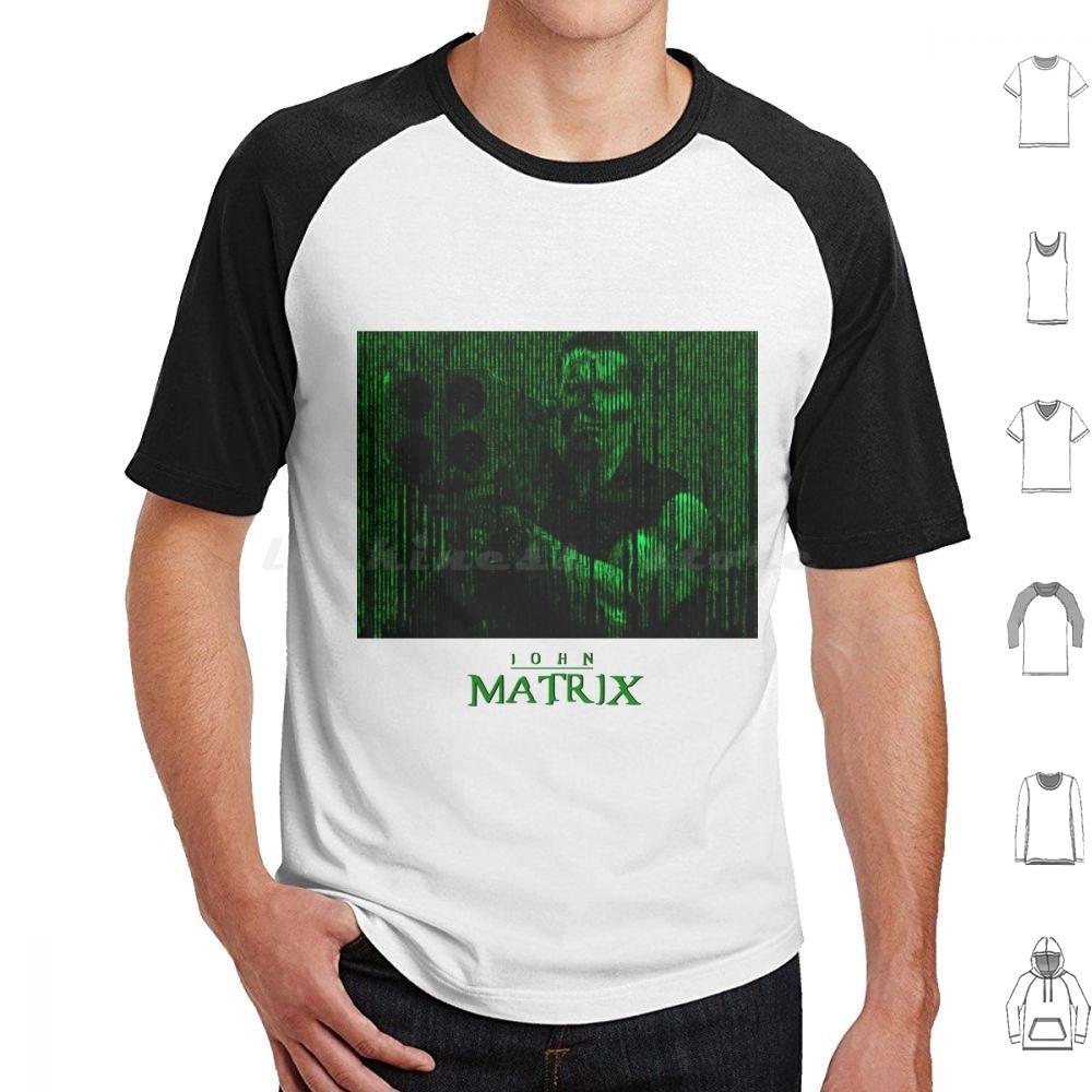 John Matrix In The Matrix Green Font T Shirt 6xl Cotton Cool Tee Matrix The Matrix Enter The Matrix Movie Red Pill Science