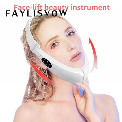 Hailicare V-Face Lifting Beauty Device EMS для похудения лица V-образный красный/синий светотерапевтический массажер для лица инструмент для удаления двойного подбородка