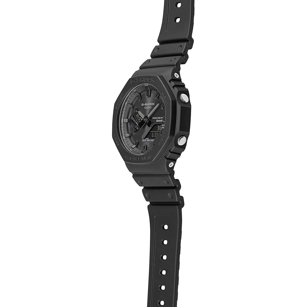 Casio G-Shock GA-B2100-1A1 Унисекс Bluetooth Tough Solar Часы Матовый Черный Аналогово-Цифровые Carbon Core Guard