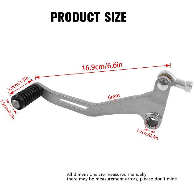 Gear Shift Foot Pedal for Ninja 650 2017-2026, Ninja 650 ABS 2017-2025, Z650 2017-2022, Z650 ABS 2019-2023, Z650RS 2022-2025, Ninja 650 KRT 2023 &