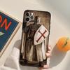 Чехол Templar Knight для iPhone 16 Pro Max 14 11 12 13 15 Pro Max Mini XR 16e 15 16 Plus