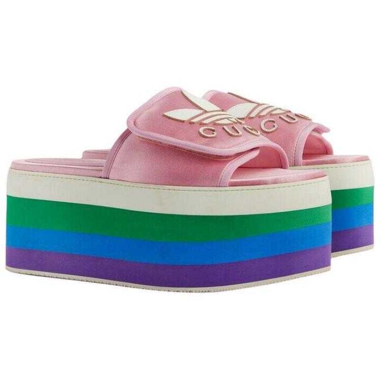 Gucci Шлепанцы Женские Розовые 702294 U19E0 5880