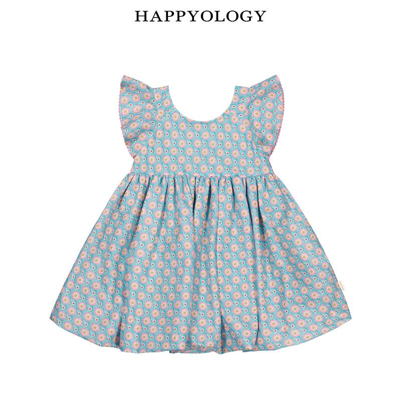 Платье-принцесса Happyology для девочек с цветочным принтом и бантом