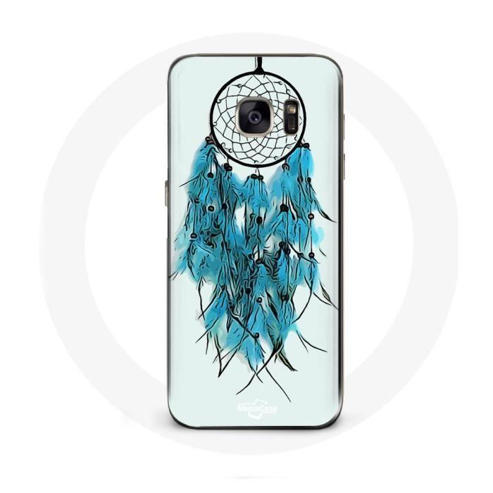 Case - Samsung - Galaxy S7 Edge - Dream Catcher - Soft - Blue and White