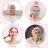 1pc Facial Headband / 2pcs Facial Wristbands / 3sets Spa Headband, Makeup Headband, Facial Headband, Skincare Headband, Pink Velvet Fluffy