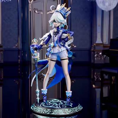 23см Фигурка Фурины Игра Genshin Impact ПВХ Фигурка Аниме Милая Девушка Фокалор Фокалорс Коллекционная Модель Игрушка Кукла Подарок