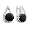 Silver Earrings with Natural Sapphire 9.975ct (2170310)