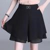 Chiffon Wide-leg Pants Women's High Waist Loose Shorts