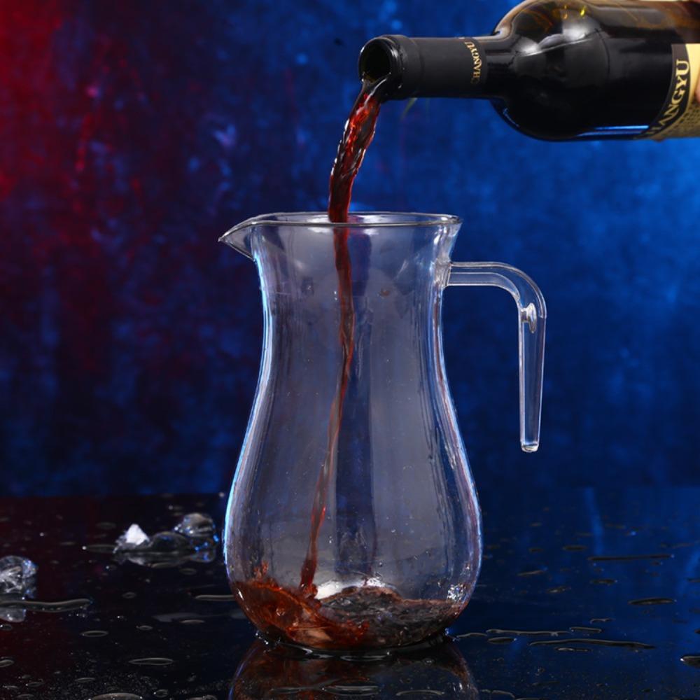 With Sacle Acrylic Wine Decanter Unbreakable Cold Pitcher Wine Separator Kettle Bar