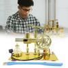Hot Stirling Engine Motor Model, Single Cylinder Metal Stirling Engine External Combustion Engine Motor,DIY Hot Engine Gift Of For Adults Desktop Ed