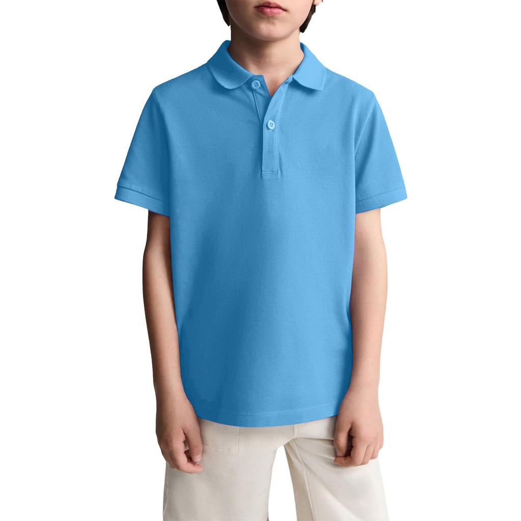 Kids Short Sleeve Shirt School Uniform Shirts For Boys
