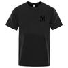 Mens Cotton T Shirt Short Sleeve Round Neck Casual Slim Fit Printed Tee Youth