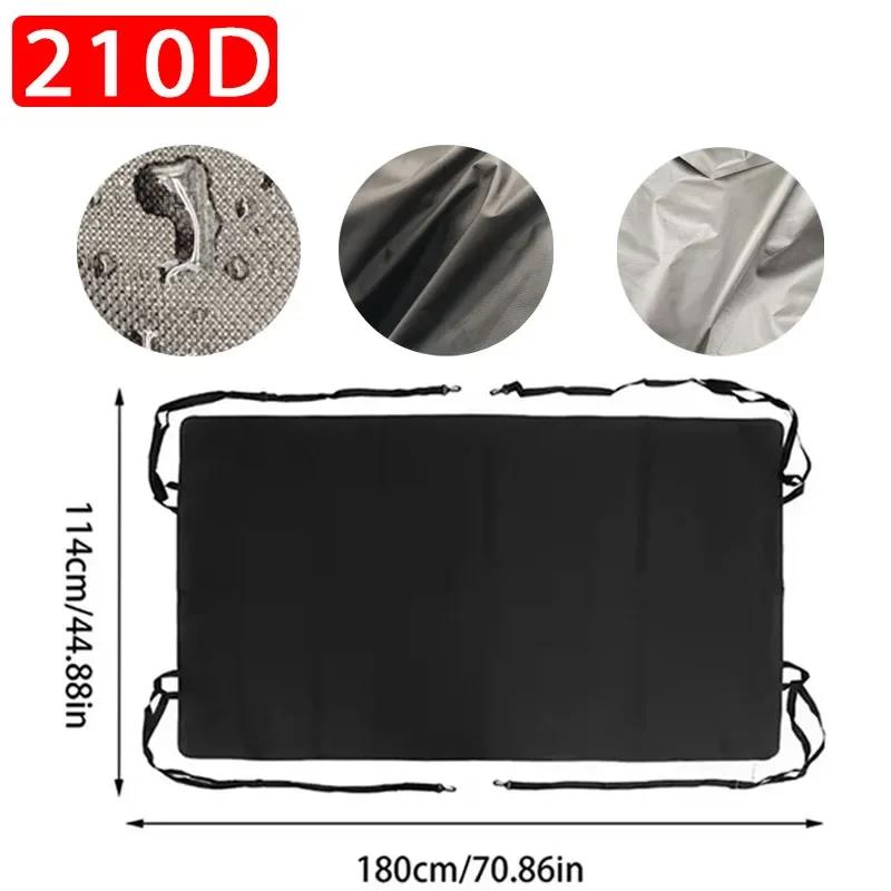 For Ford Transit Custom For VW T5 T6 Campervan For RV 600D 420D 210D Black Rear Barn Door Awning Cover Waterproof Sunshade