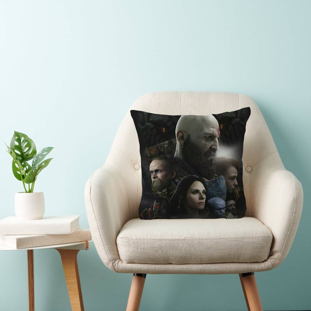 Игра God Of War Ragnarok Наволочка Дизайн Чехла Для Подушки Декор Праздничный Декора