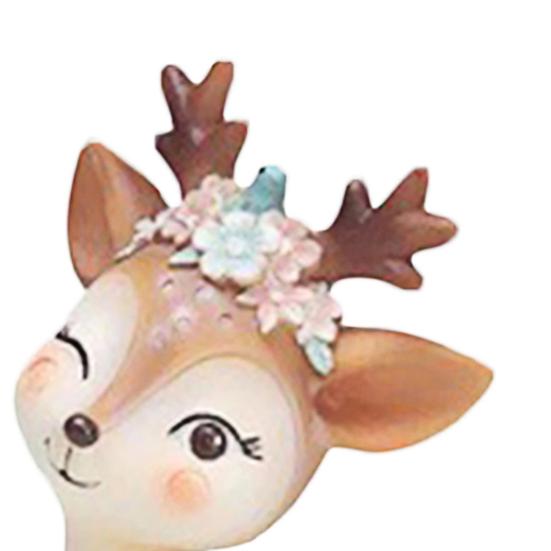 Украшения из смолы, хорошие повседневные мини-украшения с оленями, украшения статуи из смолы, украшения с оленями для свадьбы