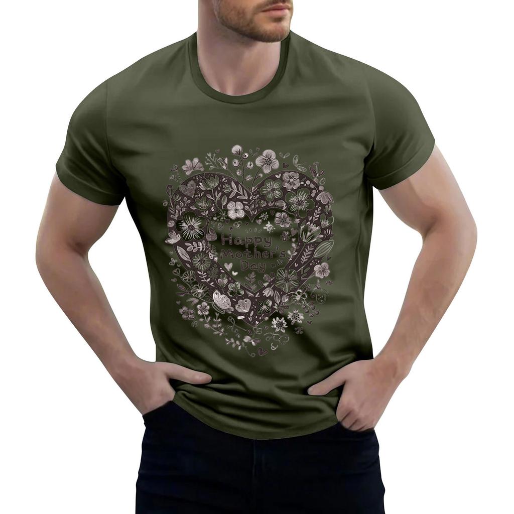 Men's Stand Collar Short Sleeve Shirt Loose Leisure Holiday Shirt Man