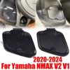Motorcycle Side Pocket Cover Lid ABS Wear Resistant For Yamaha NMAX125 NMAX155 NMAX V1 V2 2020 - 2024 Accessories W9H7
