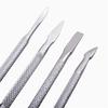 4pcs Cuticle Pusher Double-ended Stainless Steel Dead Skin Remover Manicure Care Tool Set Nails Art