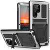 Чехол-держатель R-JUST из металла и силикона для Samsung Galaxy S22 Ultra 5G