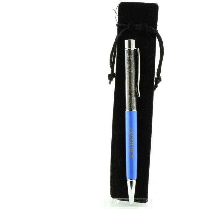 Камни и минералы. Ручка минералы Гематит из Альварда, Изер, Франция. Цвет Синий.