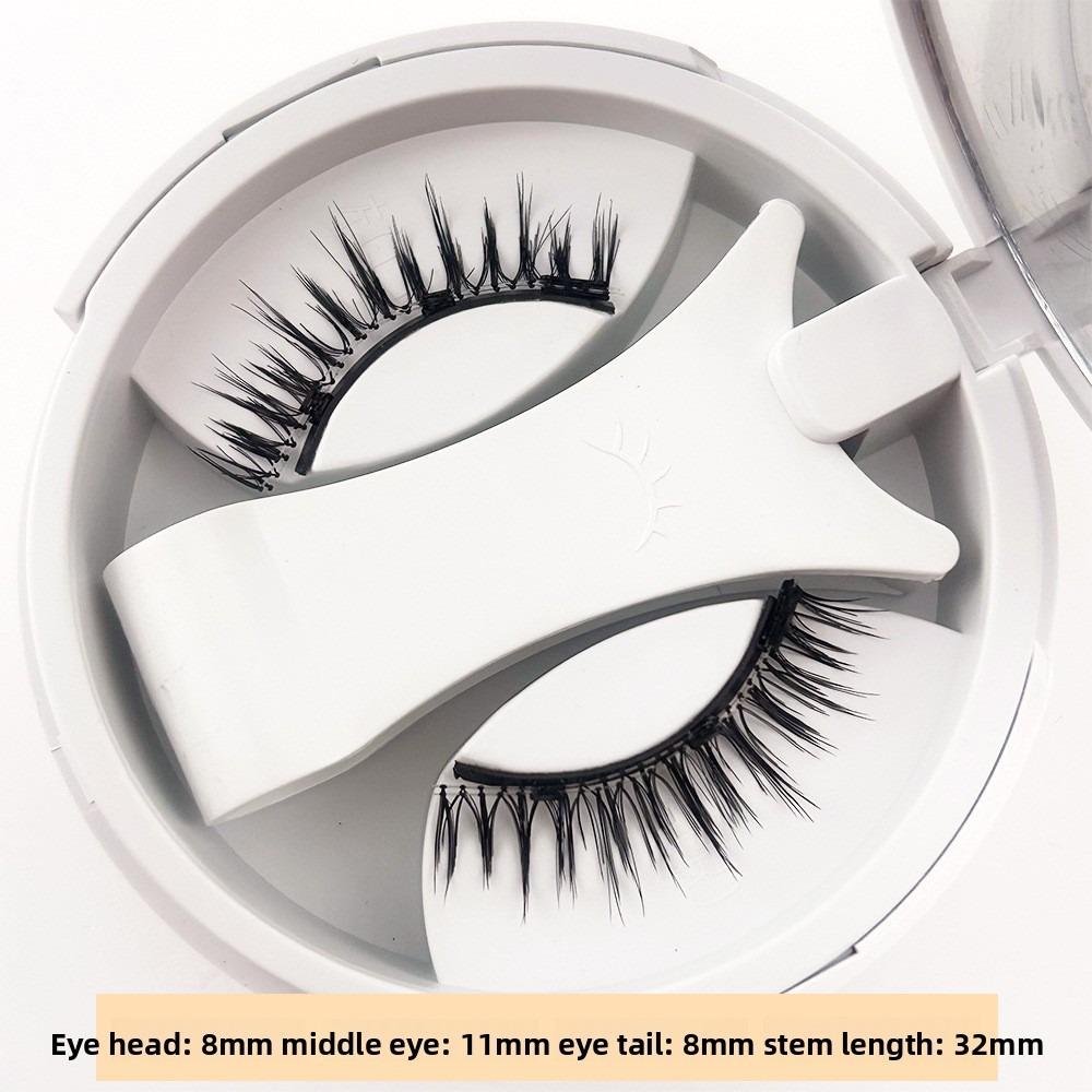 Магнитные ресницы без клея с аппликатором Магнитные накладные ресницы Женские Девичьи