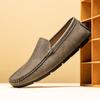 Fashion Genuine Leather Men's Shoes Ultra-light Slip On Flats Casual Shoes Man Moccasins Super Soft Men Driving Footwear Summer Loafers