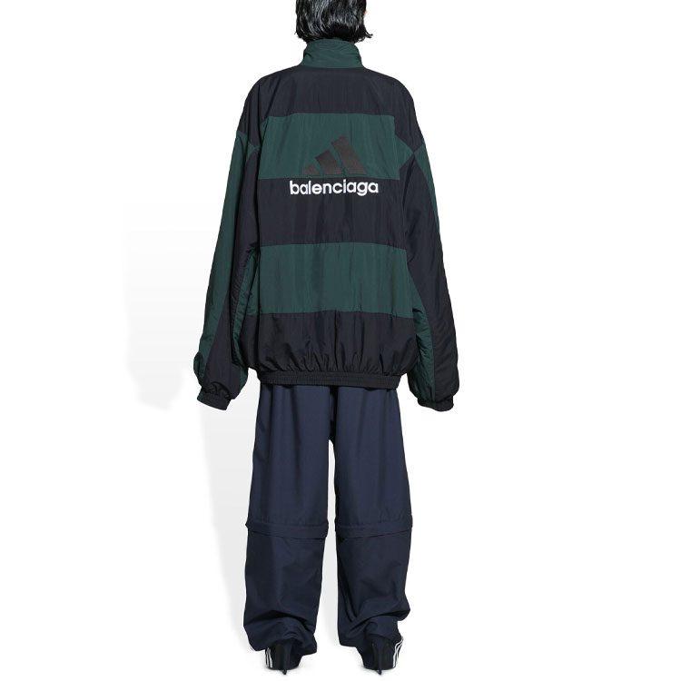 Balenciaga X Adidas Originals X Adidas SS23 Куртка Свободный крой Унисекс Черный 725294TNO793230
