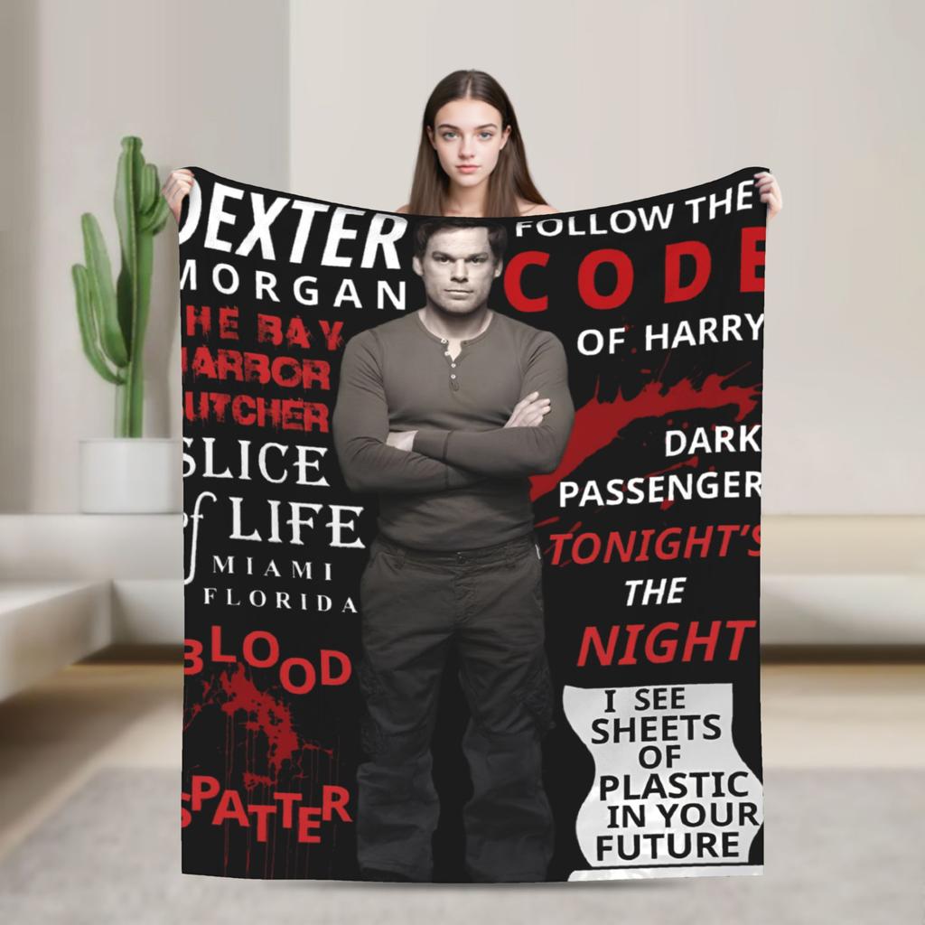 Dexter Blanket Quality Soft Warm Throw Blanket Autumn Kids Home Decor Fluffy Bedspread