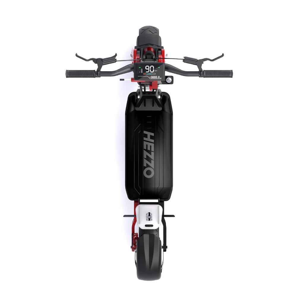 HEZZO F9 8000 Вт Двухмоторный Внедорожный Электросамокат Мотор 60 В 40 Ач Аккумулятор 12 Дюймовые Дорожные Шины Взрослый Внедорожный Складной Электросамокат