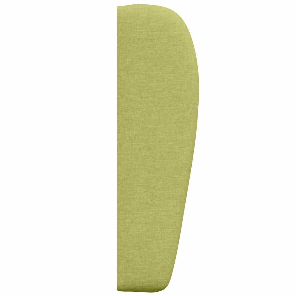 Headboard Wave Ear Green 80 x 23 x 6 cm Fabric