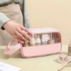 With Handle Portable Toiletry Pouch Transparent Women Wash Pack  Beach Activities