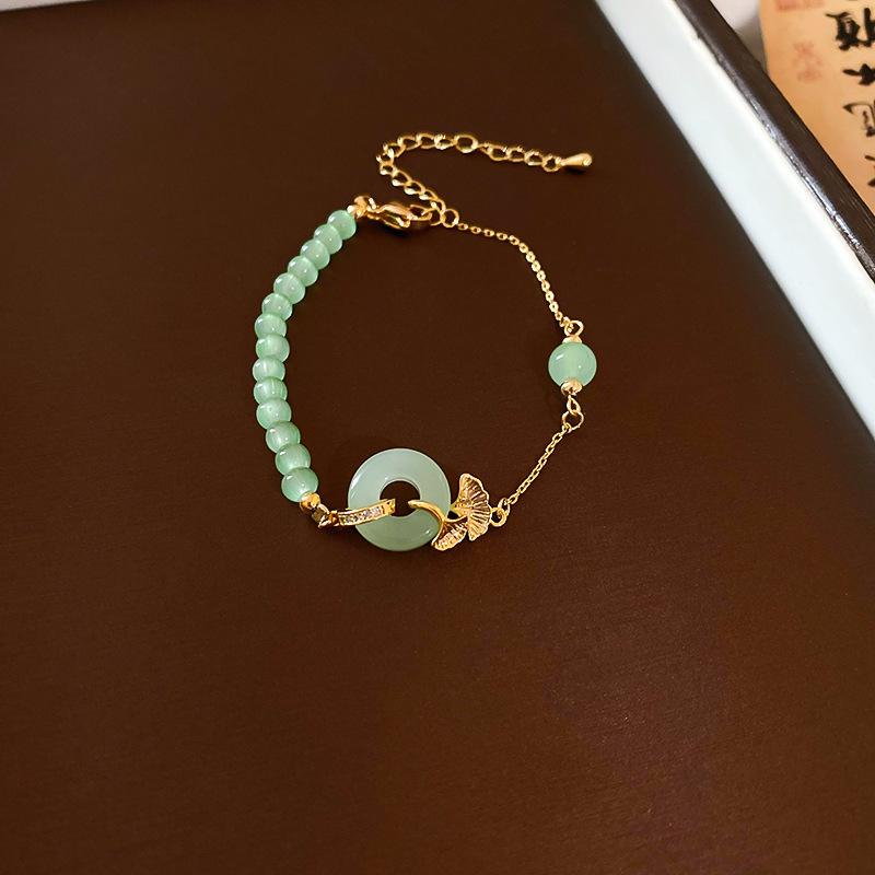 Natural Stone Bracelets Sweet Dopamine Pearl Baroque Bracelets Simple Collarbone Chain Fashionable Temperament Accessory