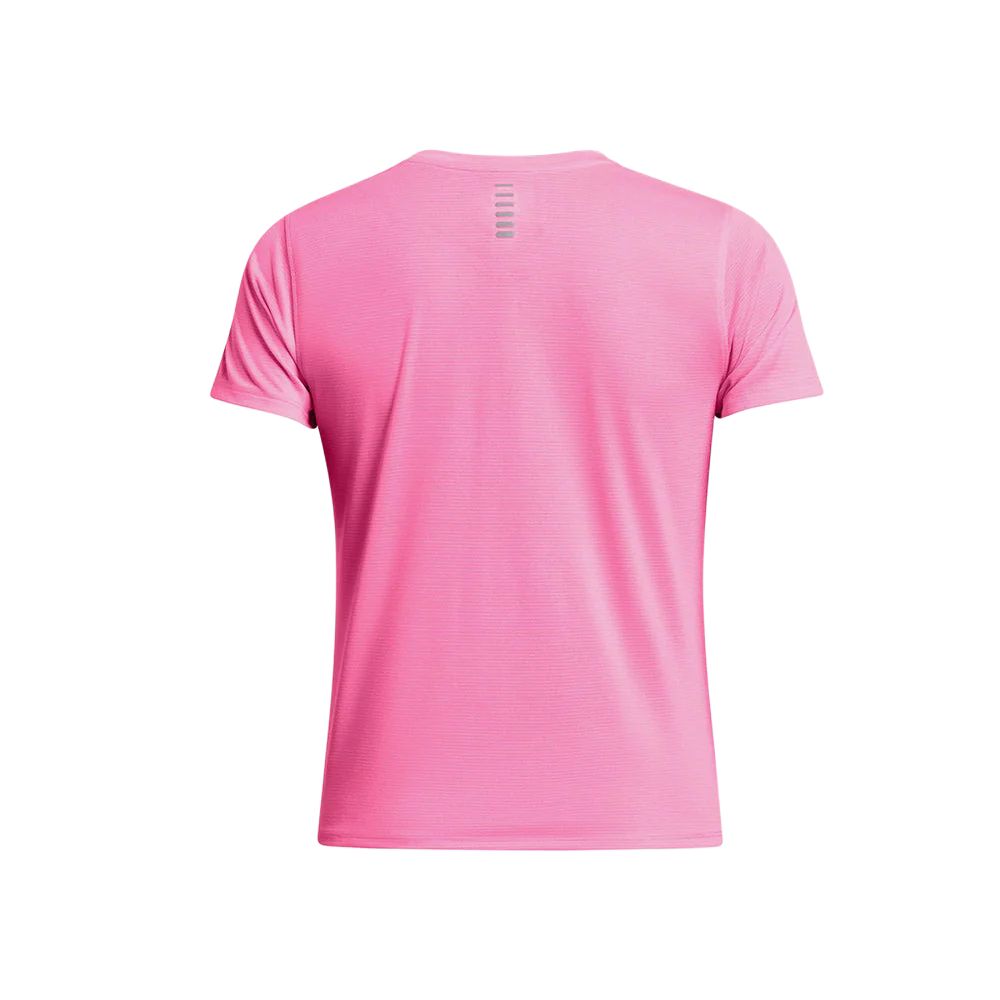 Under Armour Однотонная футболка с круглым вырезом, облегающего кроя, с короткими рукавами, женский топ, розовый 1382434-682
