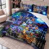 Scooby-Doo 3Pcs Bedding Set Duvet Cover With Two Pillowcases For Bedroom Home Decoration