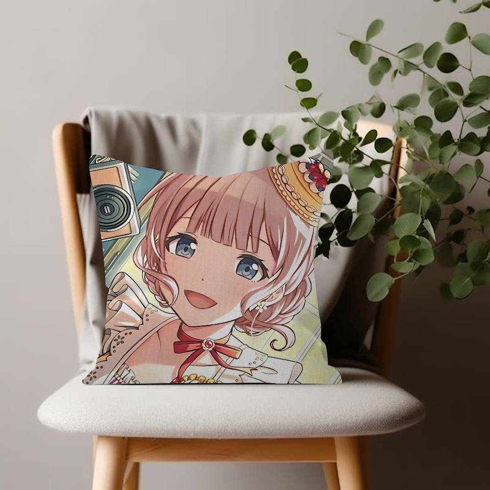 Mochizuki Honami Comfortable Soft Pillow Case for Sofa Living Room Home Office Decor Protective Covers