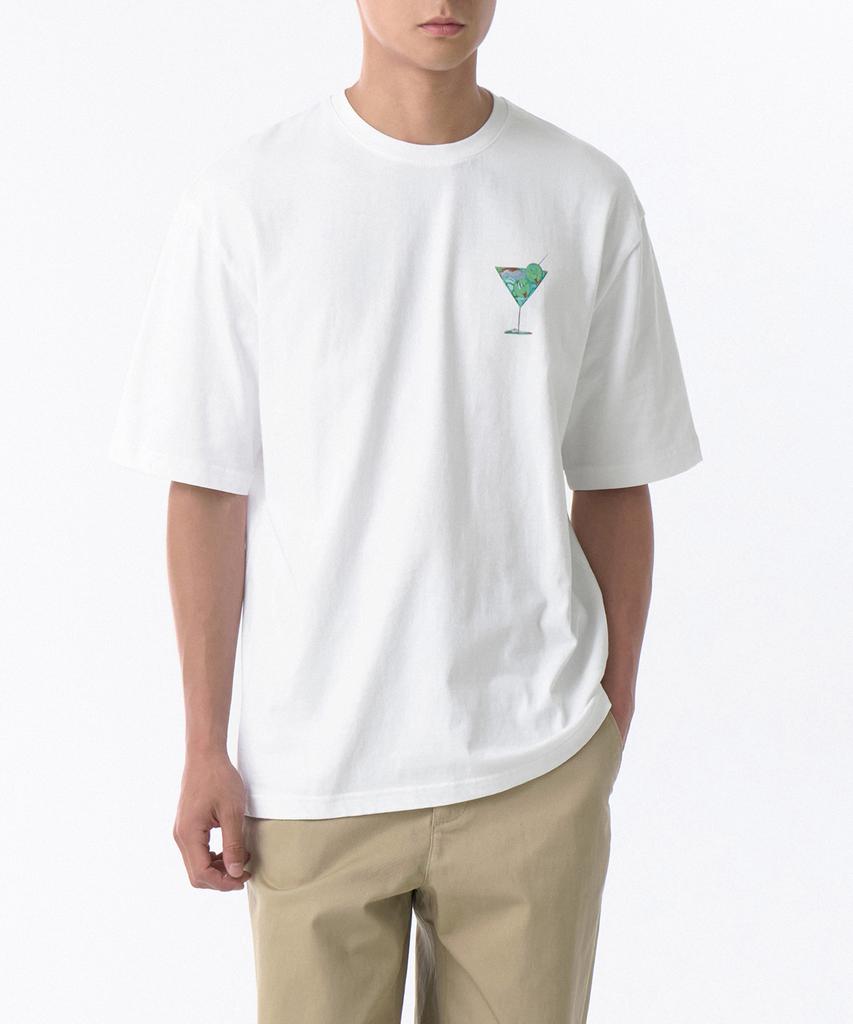 MUSINSA STANDARD Gangmok_Balance Rolling T-Shirt [White]