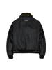 GLOWNY Shearling Leather Jacket (Black)