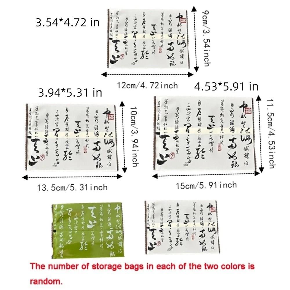 100PCS Transparent Mooncake Bags Chinese Style Machine Seal Bags Food Storage Bags  Egg Yolk Crisp